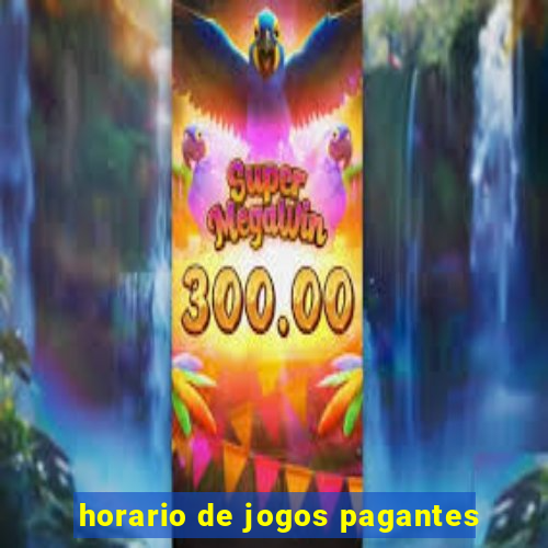 horario de jogos pagantes